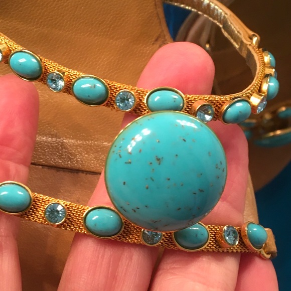 CHARLES DAVID Dress stiletto Strappy heels slip on - Picture 7 of 13